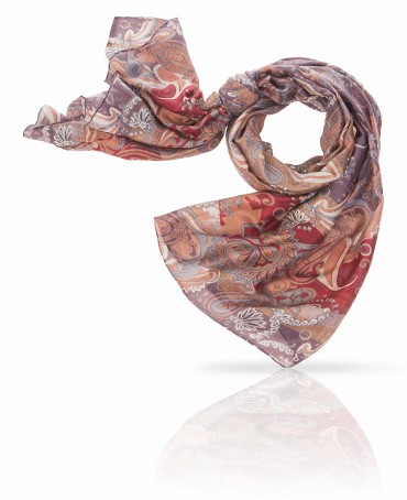 Палантин Женский SN-PAISLEY/DEEP.PURPLE